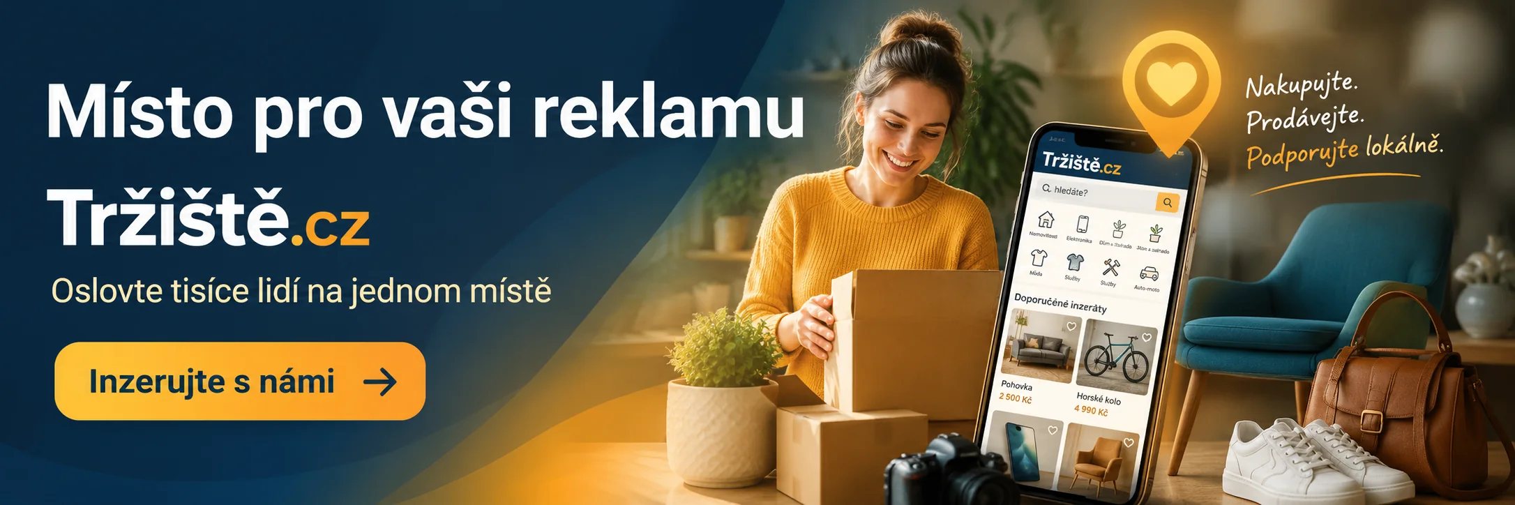 Aktivní homepage banner